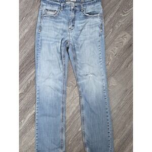 BKE tyler straight leg Size 34L Light Wash (READ)